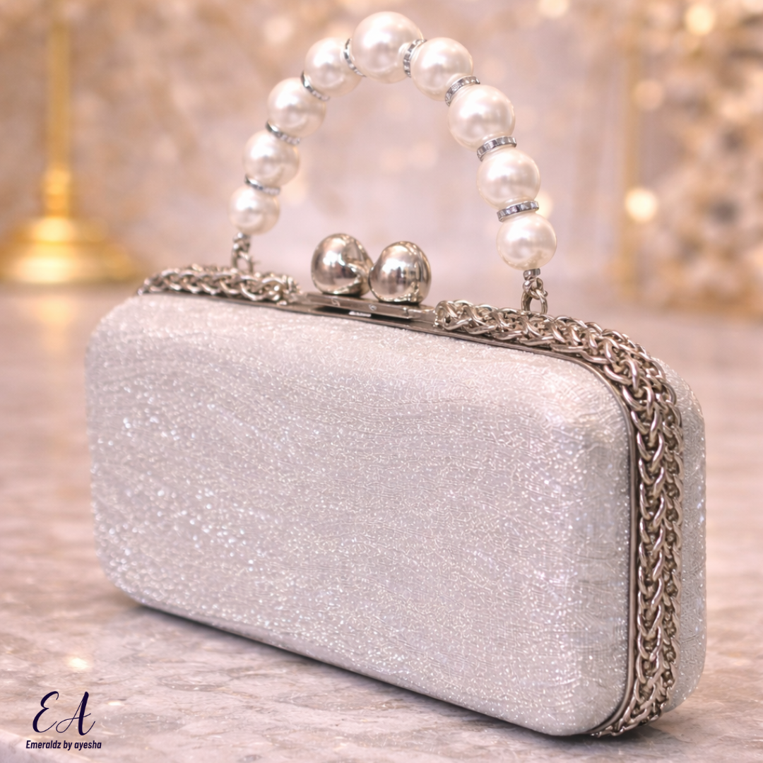 Zoe Clutch (silver)