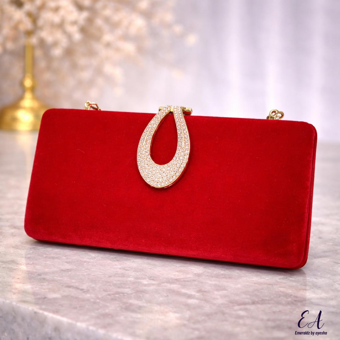 Fiona Clutch (red)