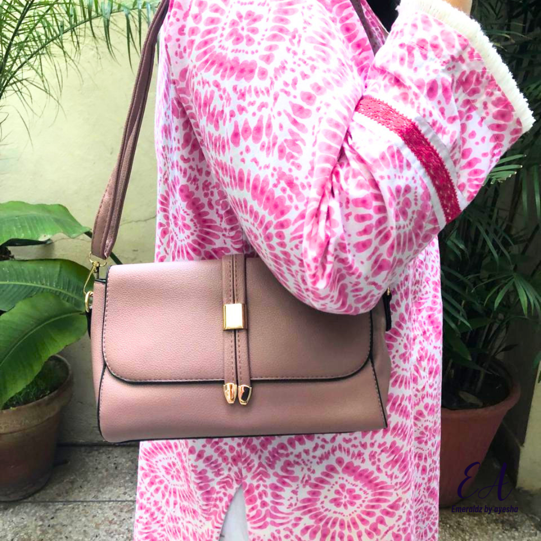 Ariel shoulder bag (pink)