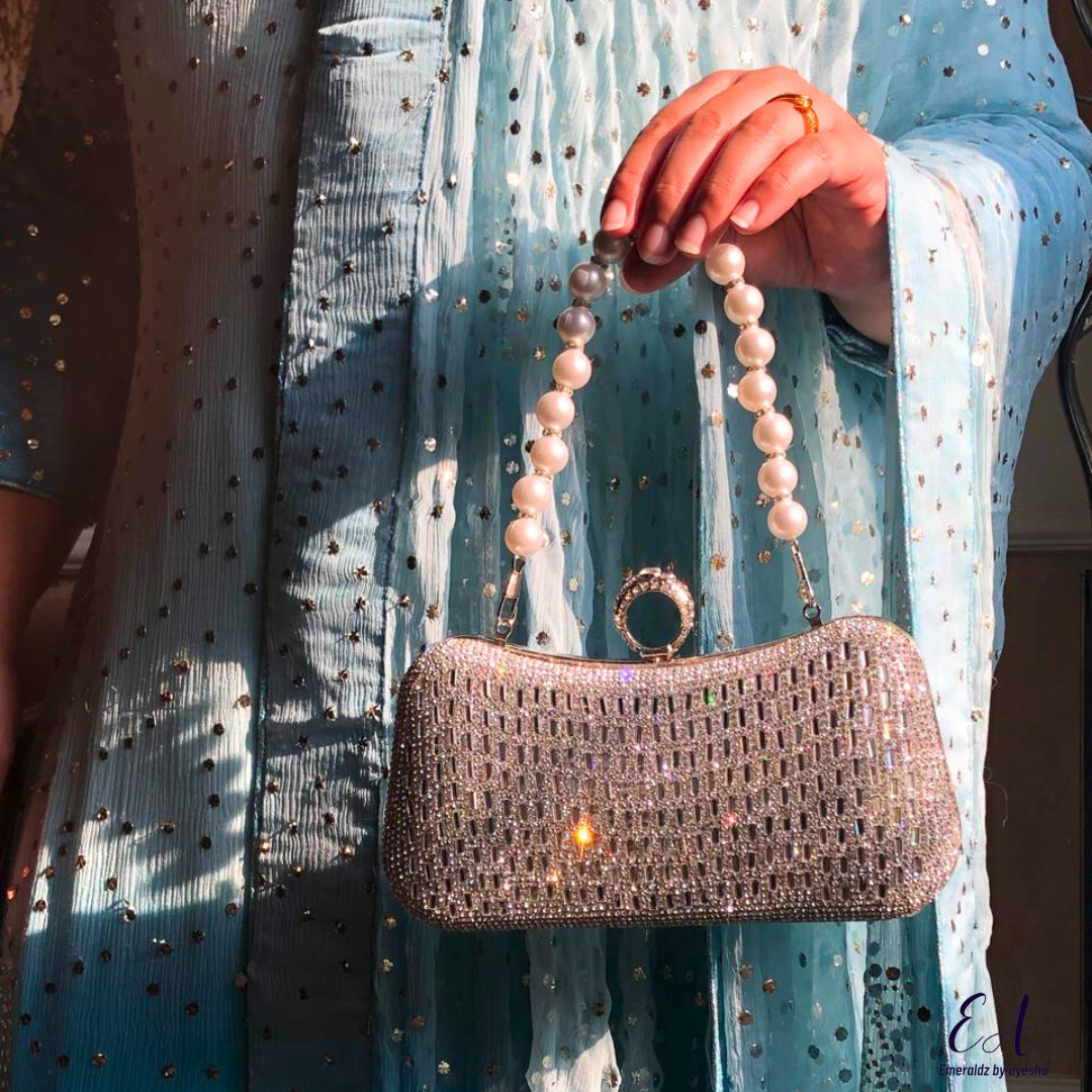 Merida Pearl Clutch (silver)