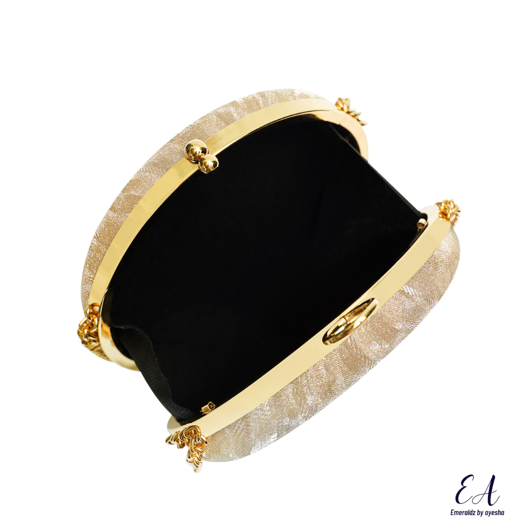 Bianca chain Clutch (gold)