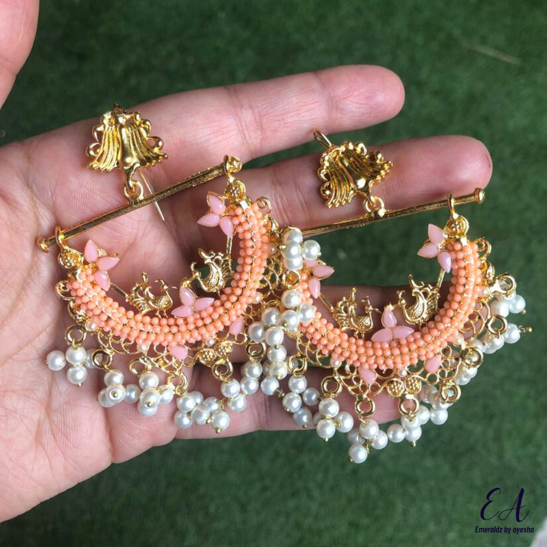 Husna Earrings (peach)