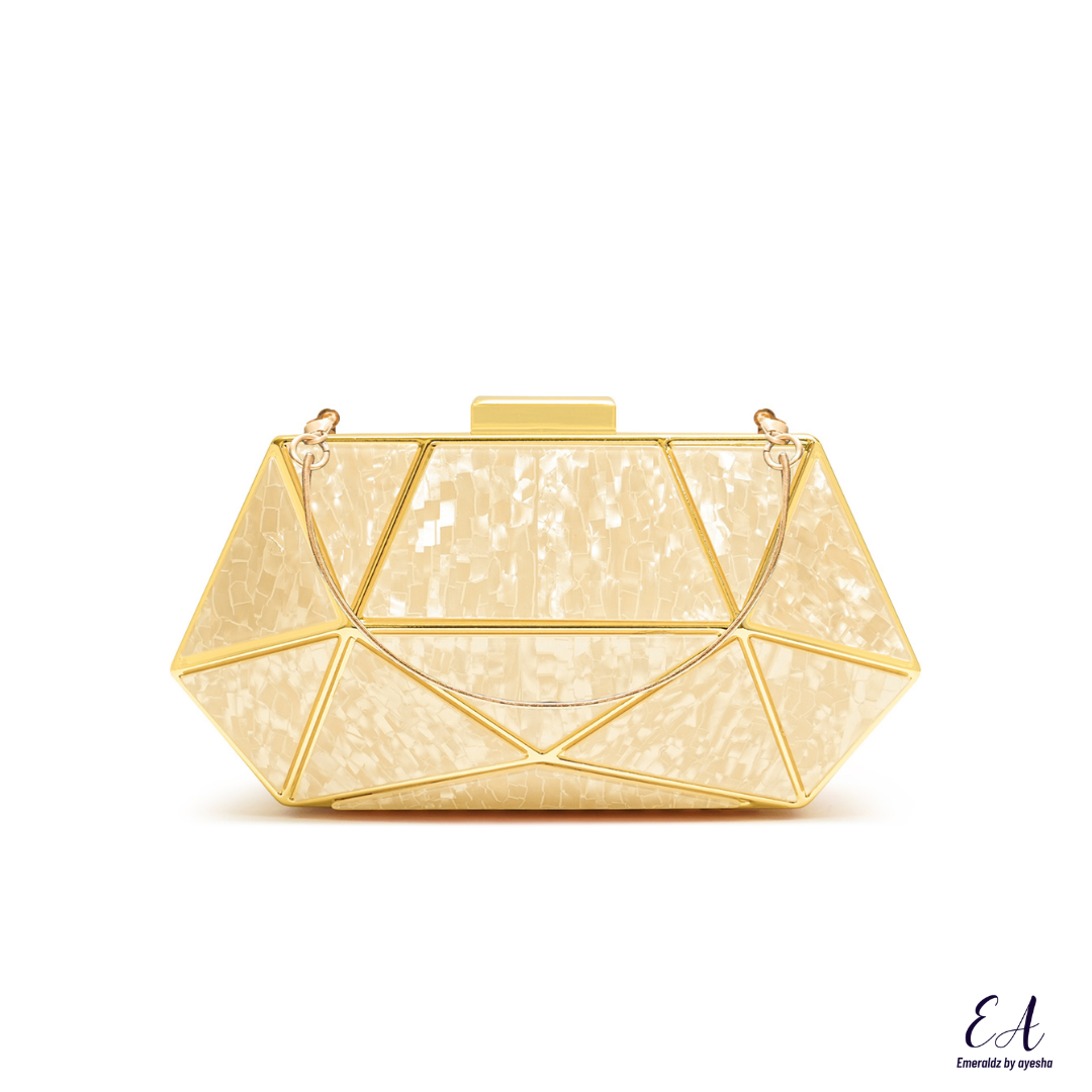 Marble Clutch (white)