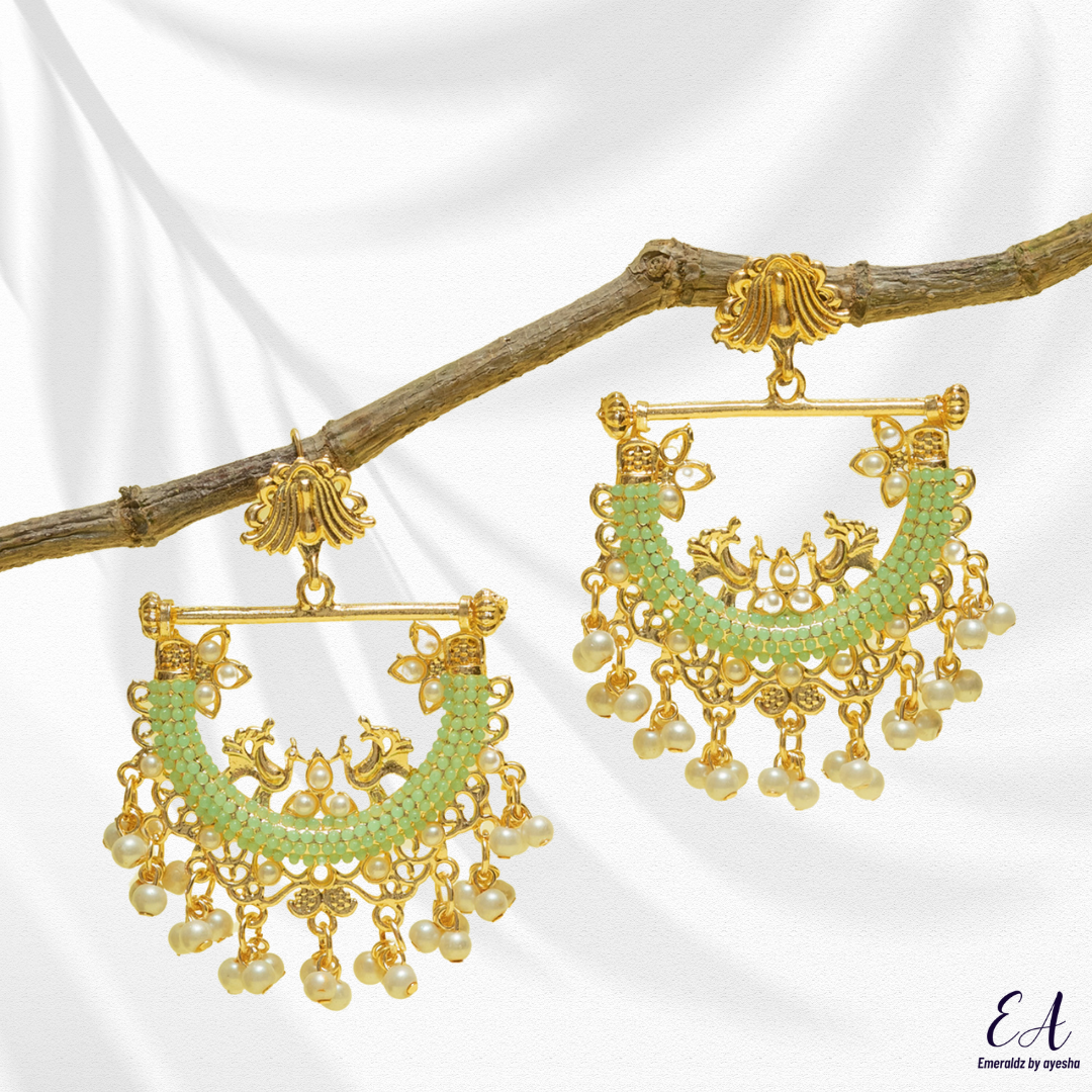 Husna earrings (mint)