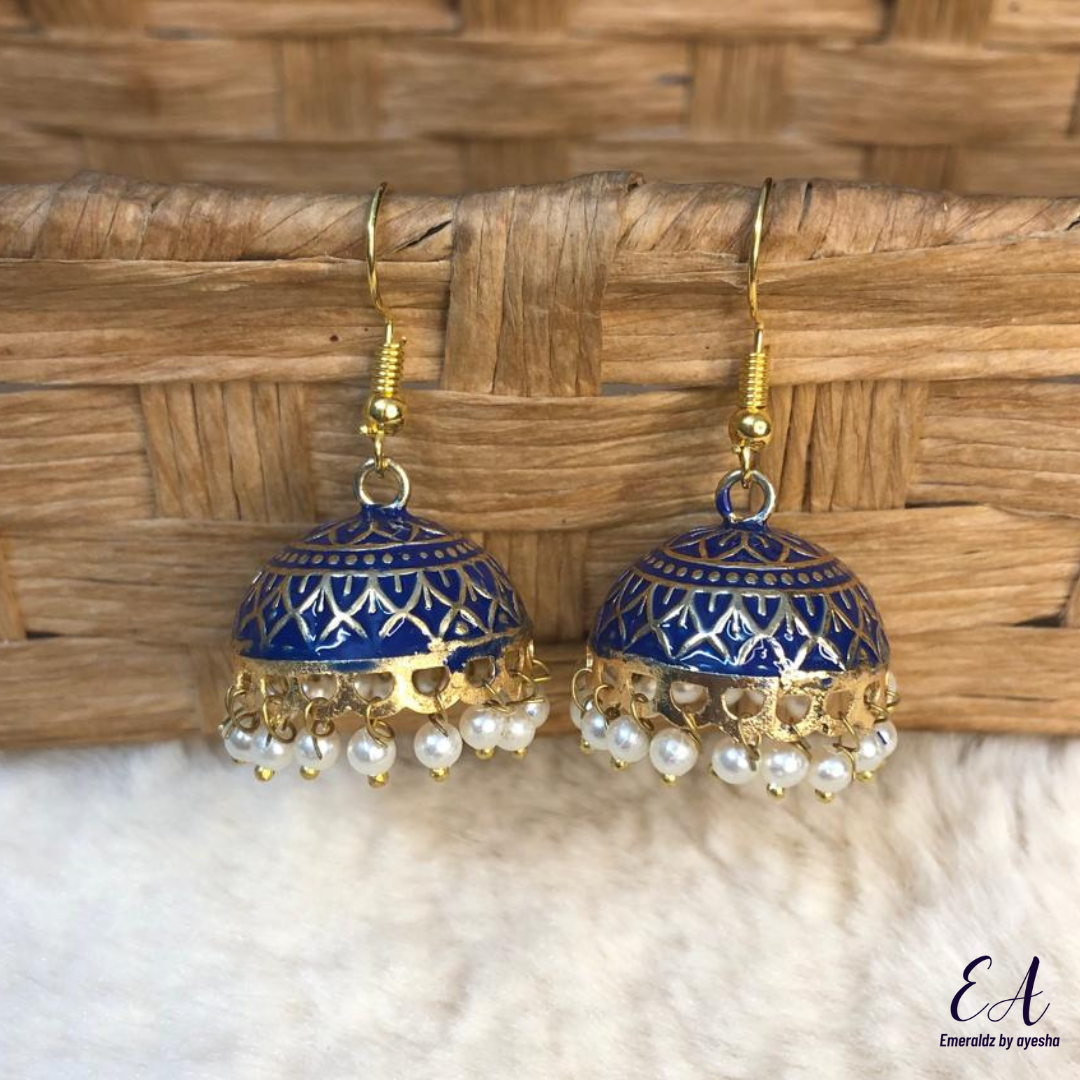Meena Jhumkay (blue)