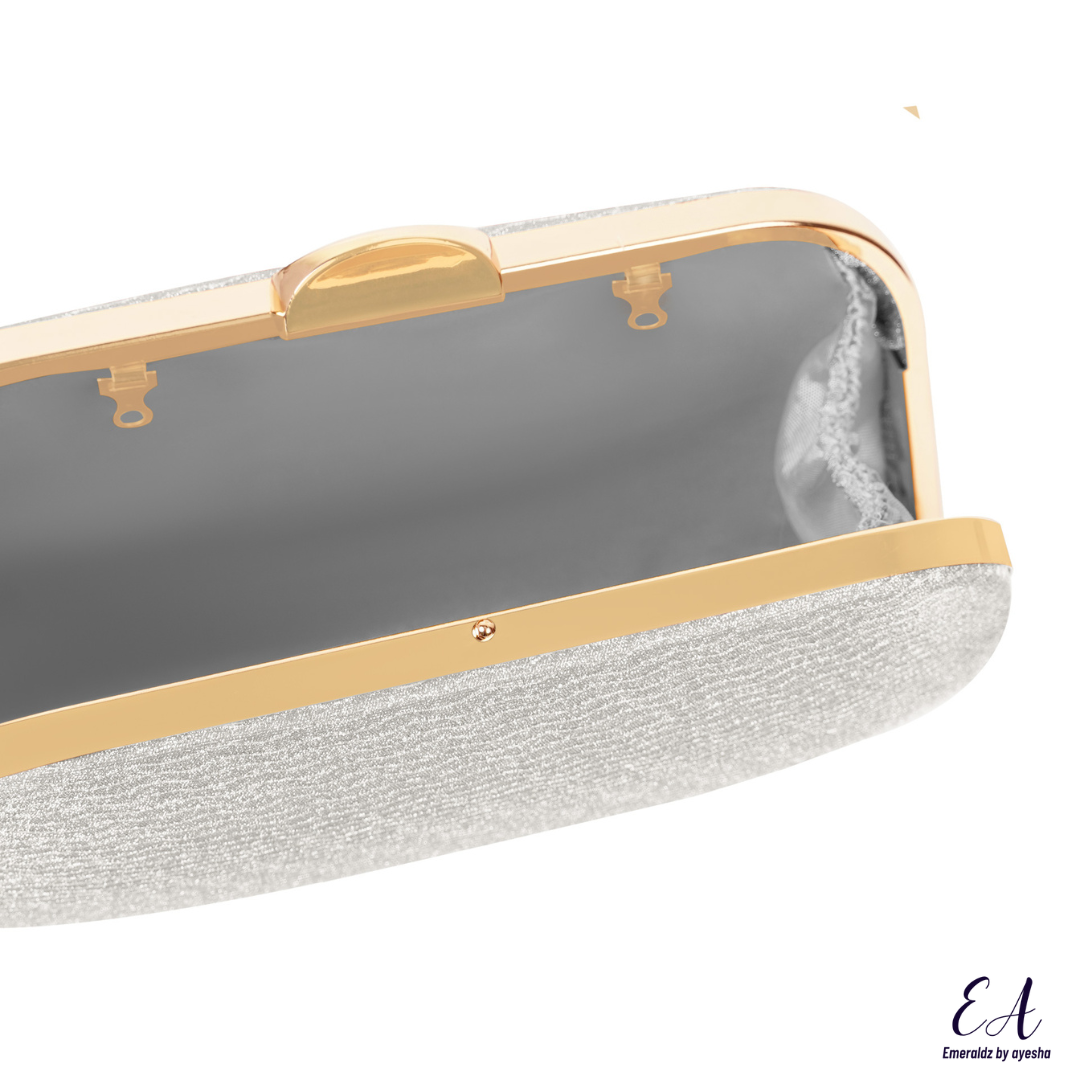 Opal Clutch (silver)