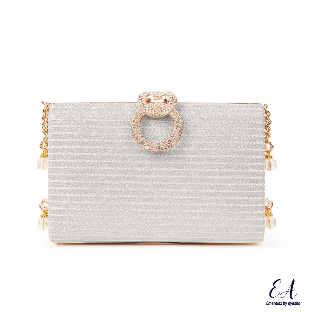Aria Clutch (silver)