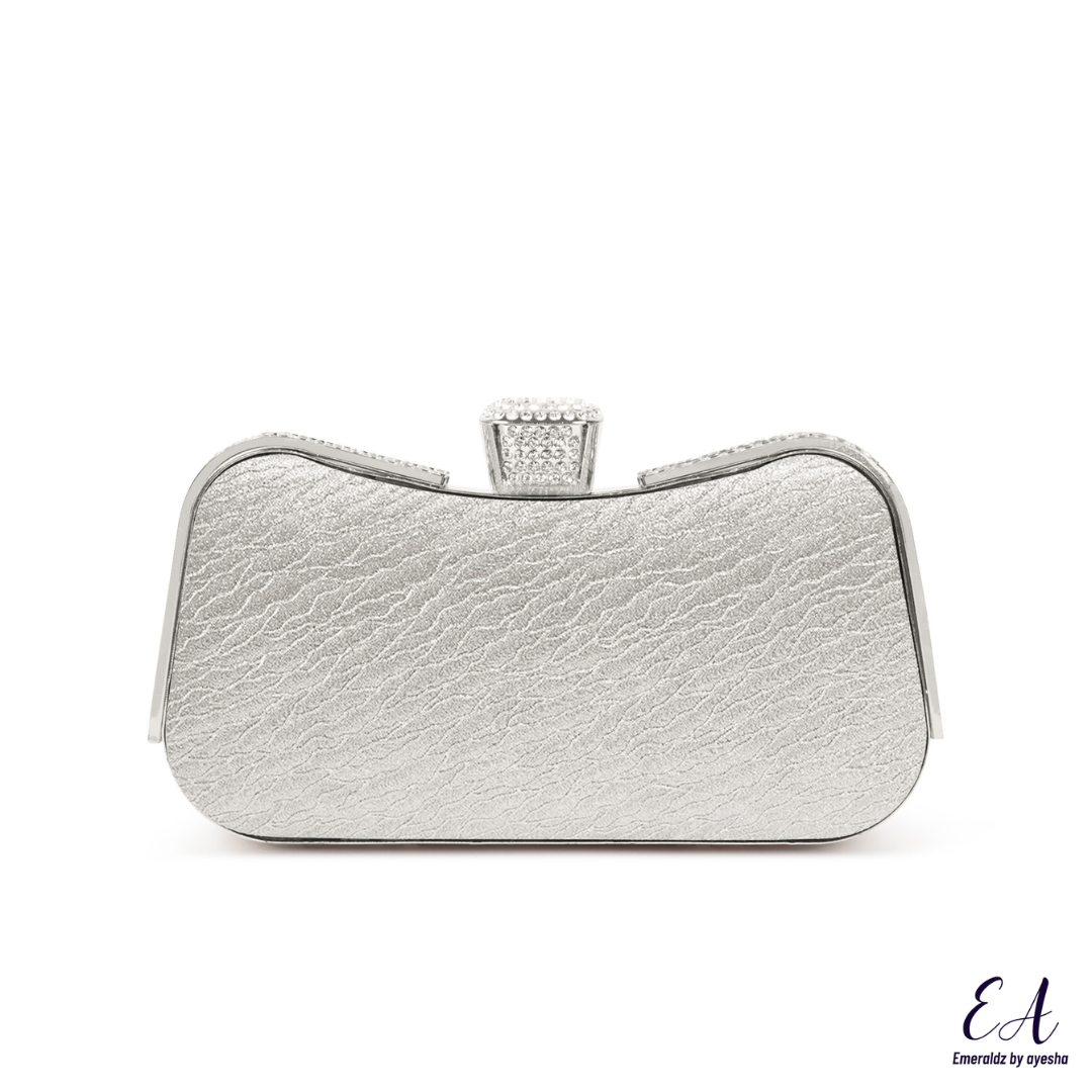Talia Clutch (silver)