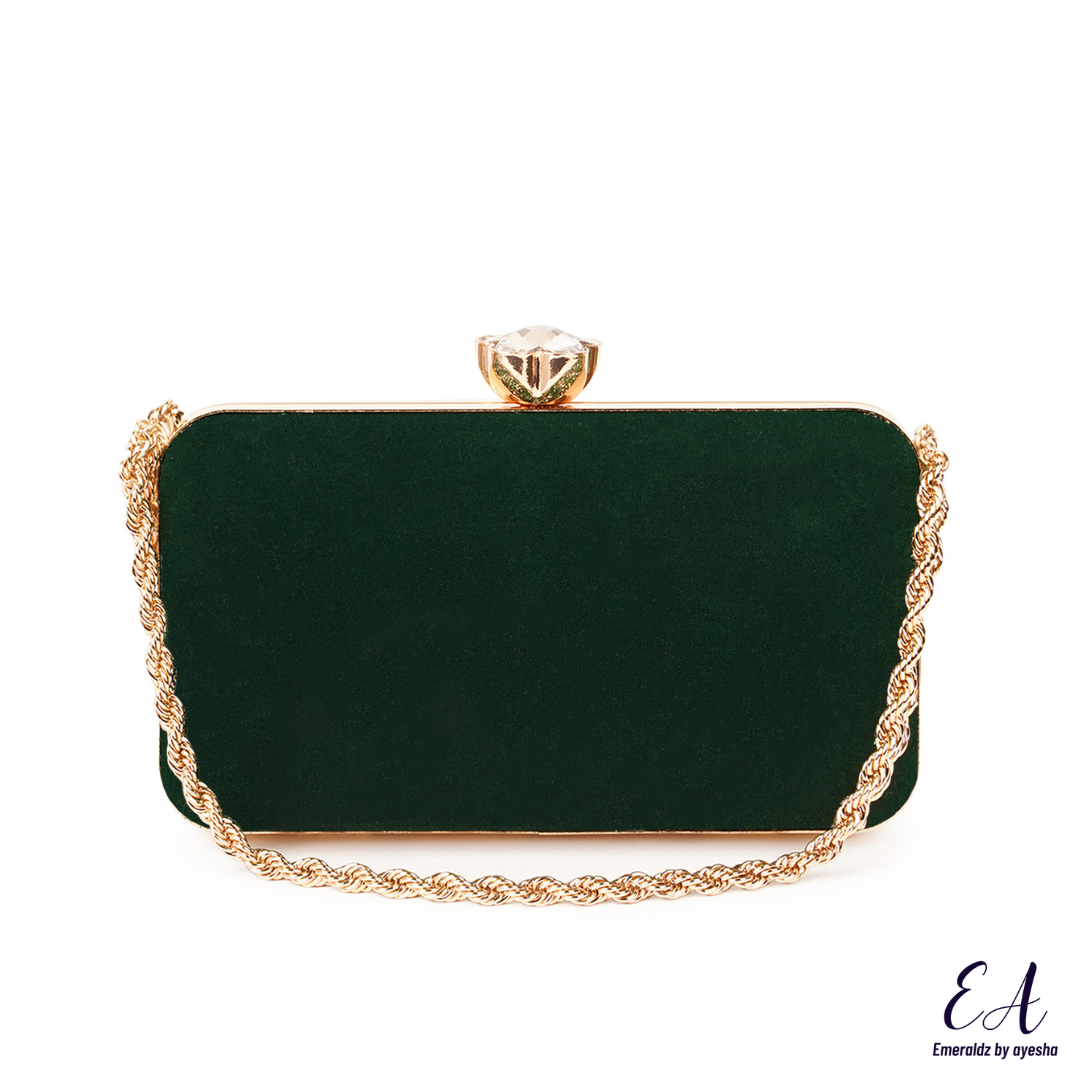 Amora Clutch (green)