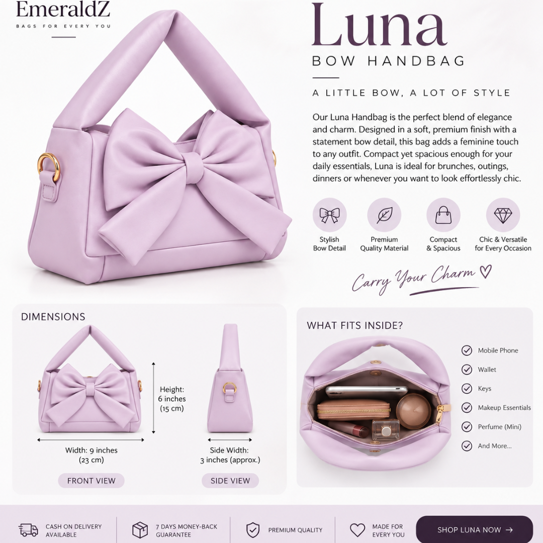 Raya hand bag (purple)