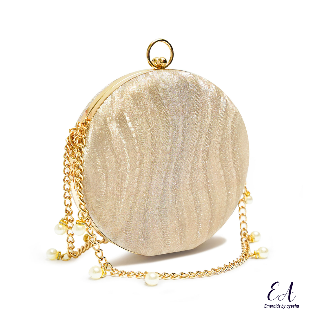 Bianca chain Clutch (gold)