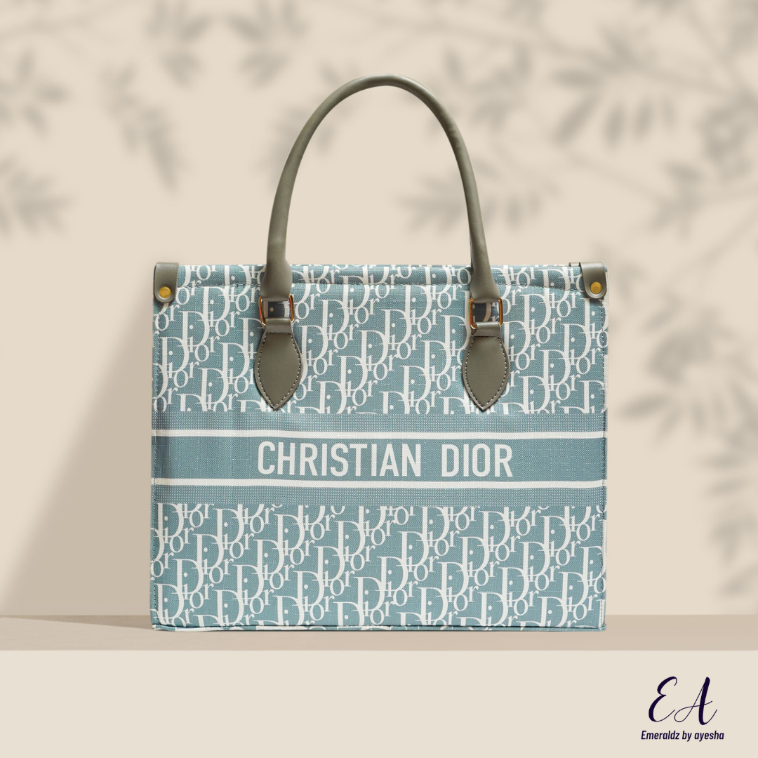 Christian Tote Bag light blue