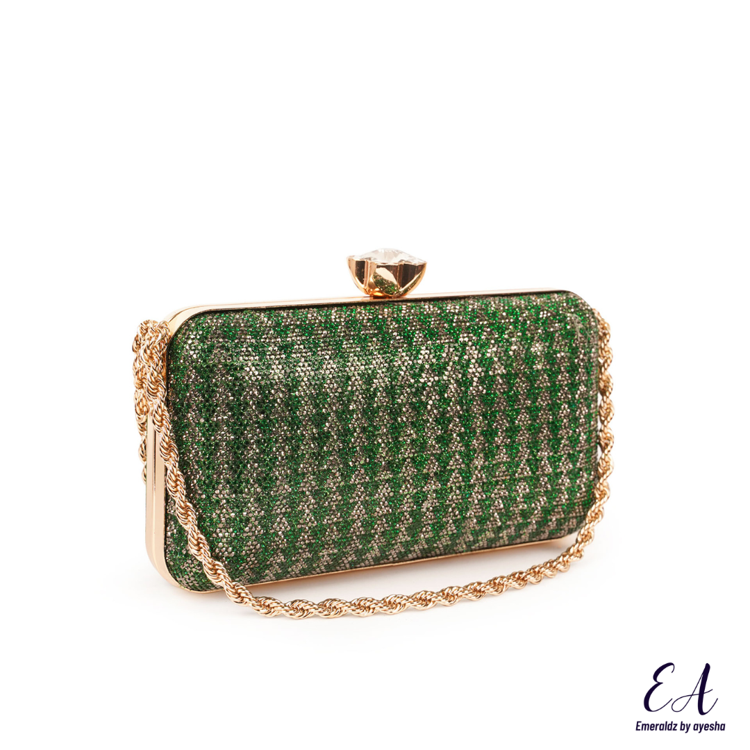 Amora Clutch (green)