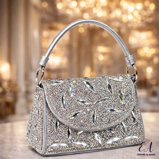 Talia Clutch (silver)