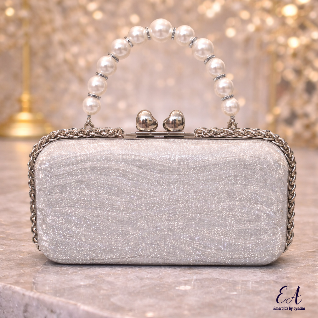 Zoe Clutch (silver)