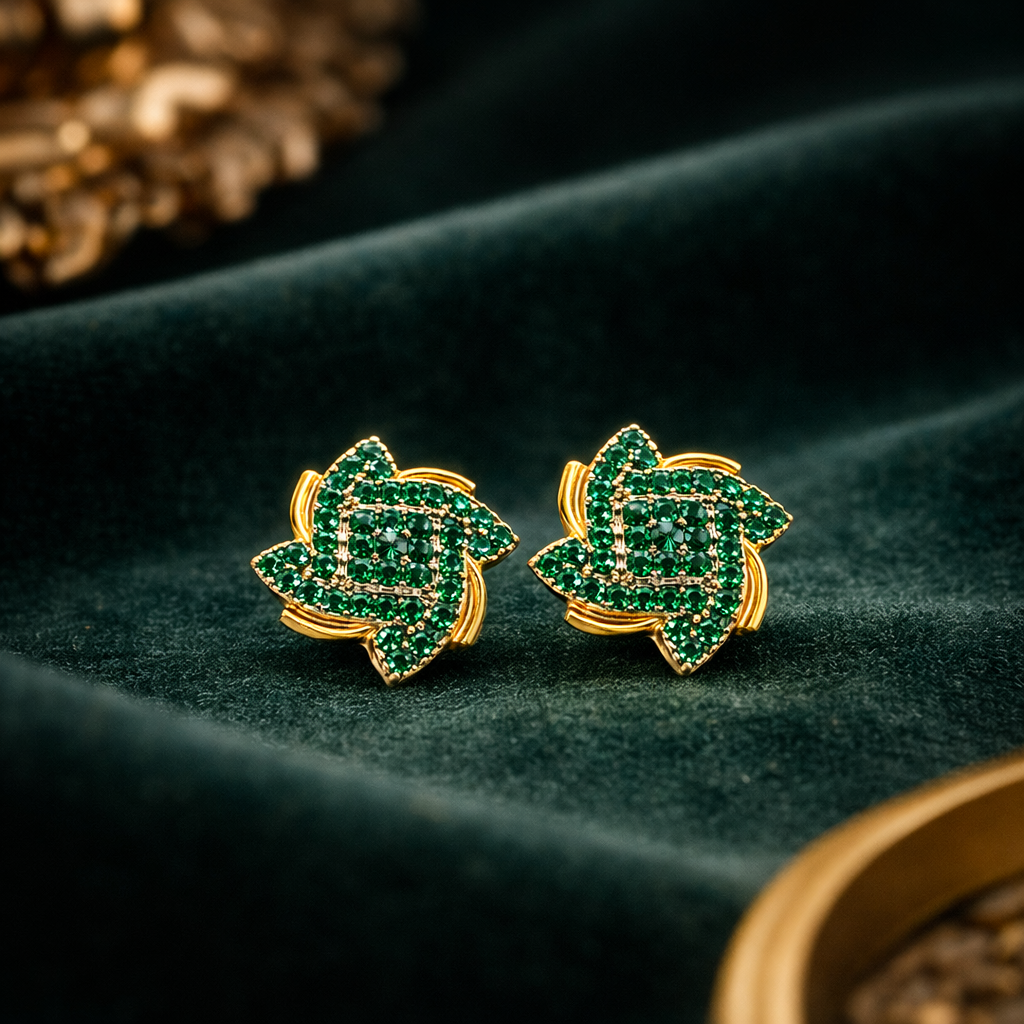 Zara earrings (green)
