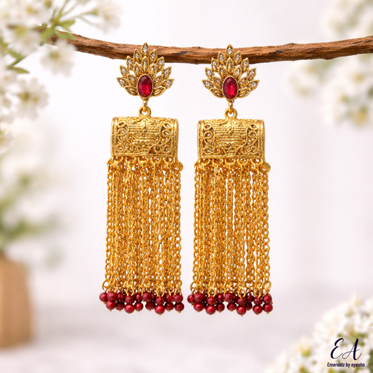 Noor earrings (gold)