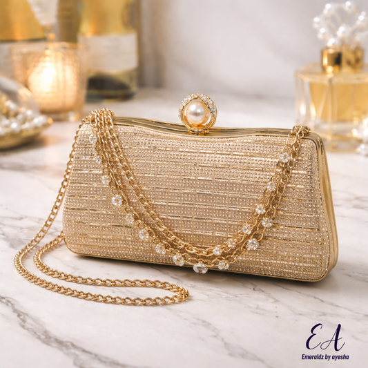 Bianca Clutch Gold
