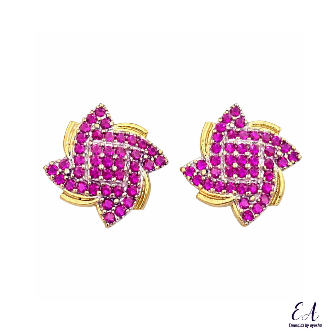 Zara earrings (ruby)