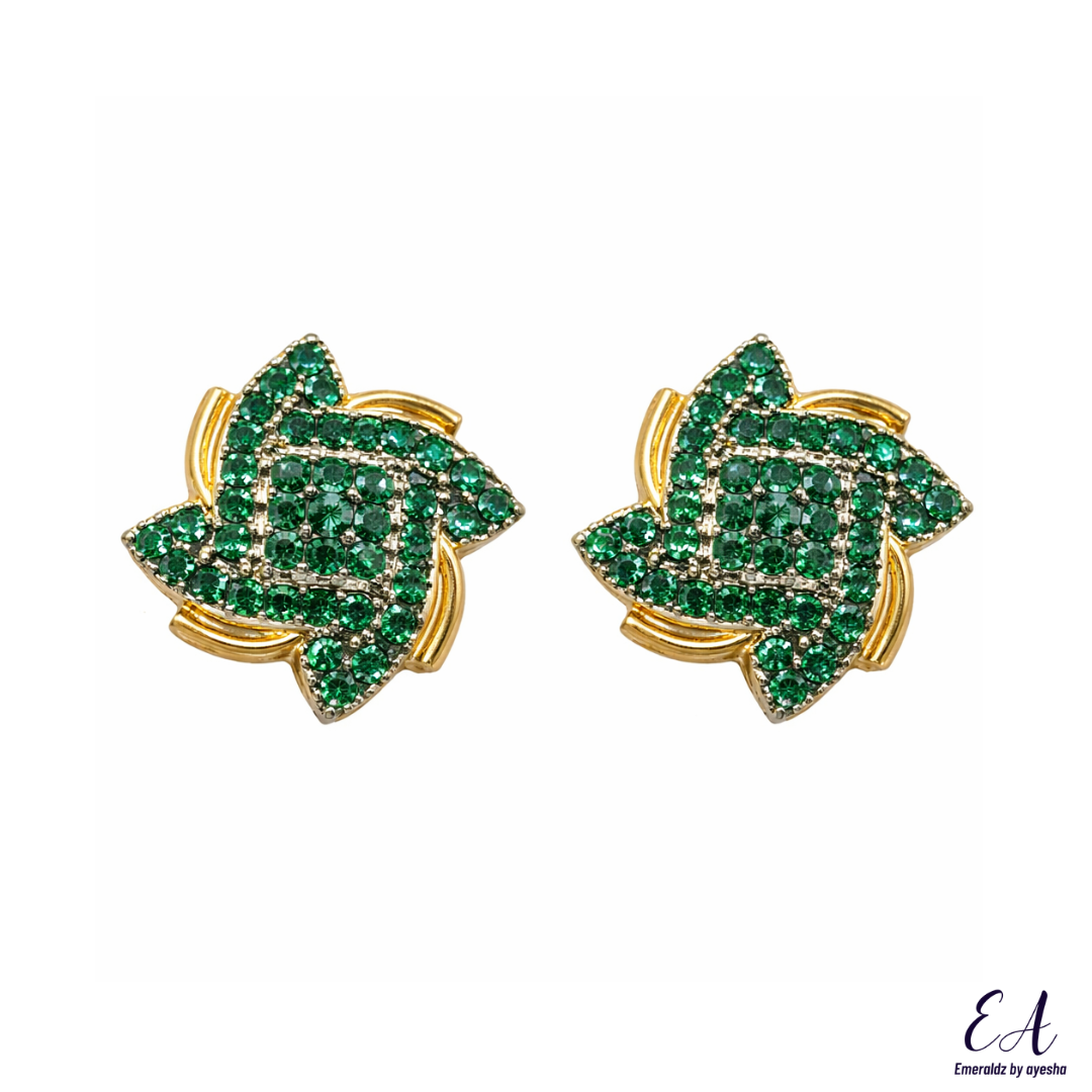 Zara earrings (green)