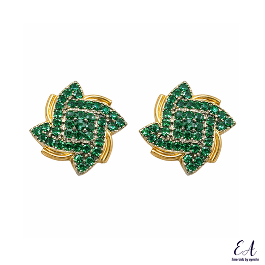 Zara earrings (green)