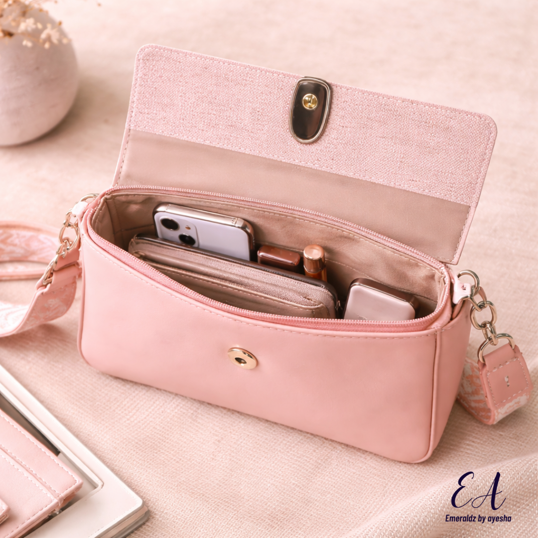Ariel shoulder bag (pink)