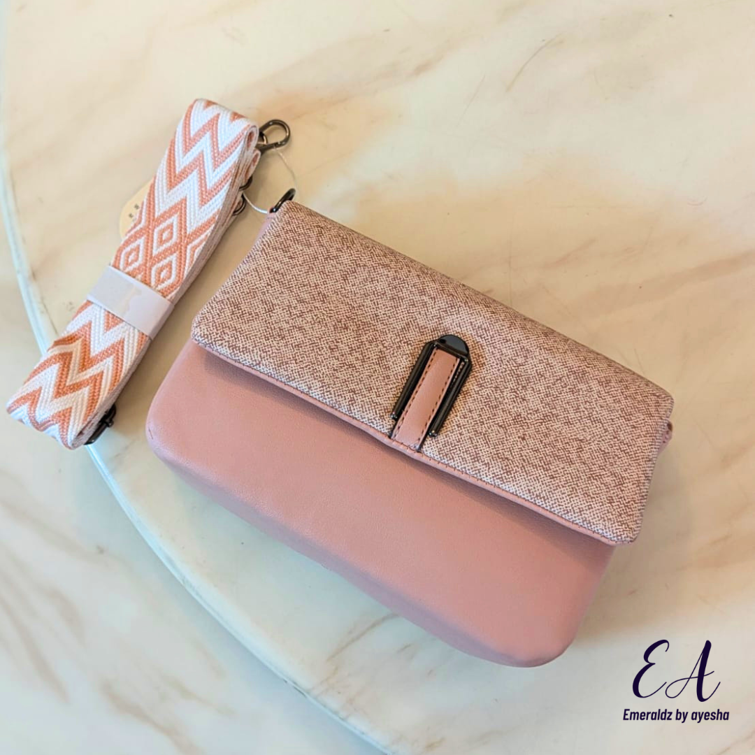 Bella crossbody bag (pink)