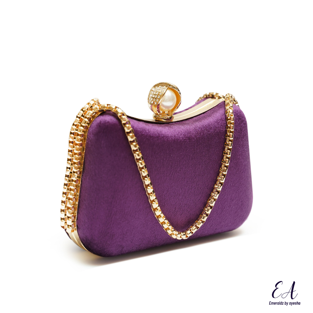 Mia Clutch (purple)