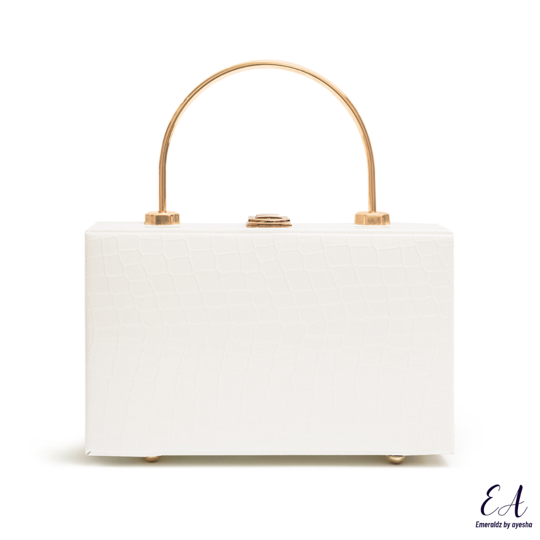 Daisy Hand Bag (white)