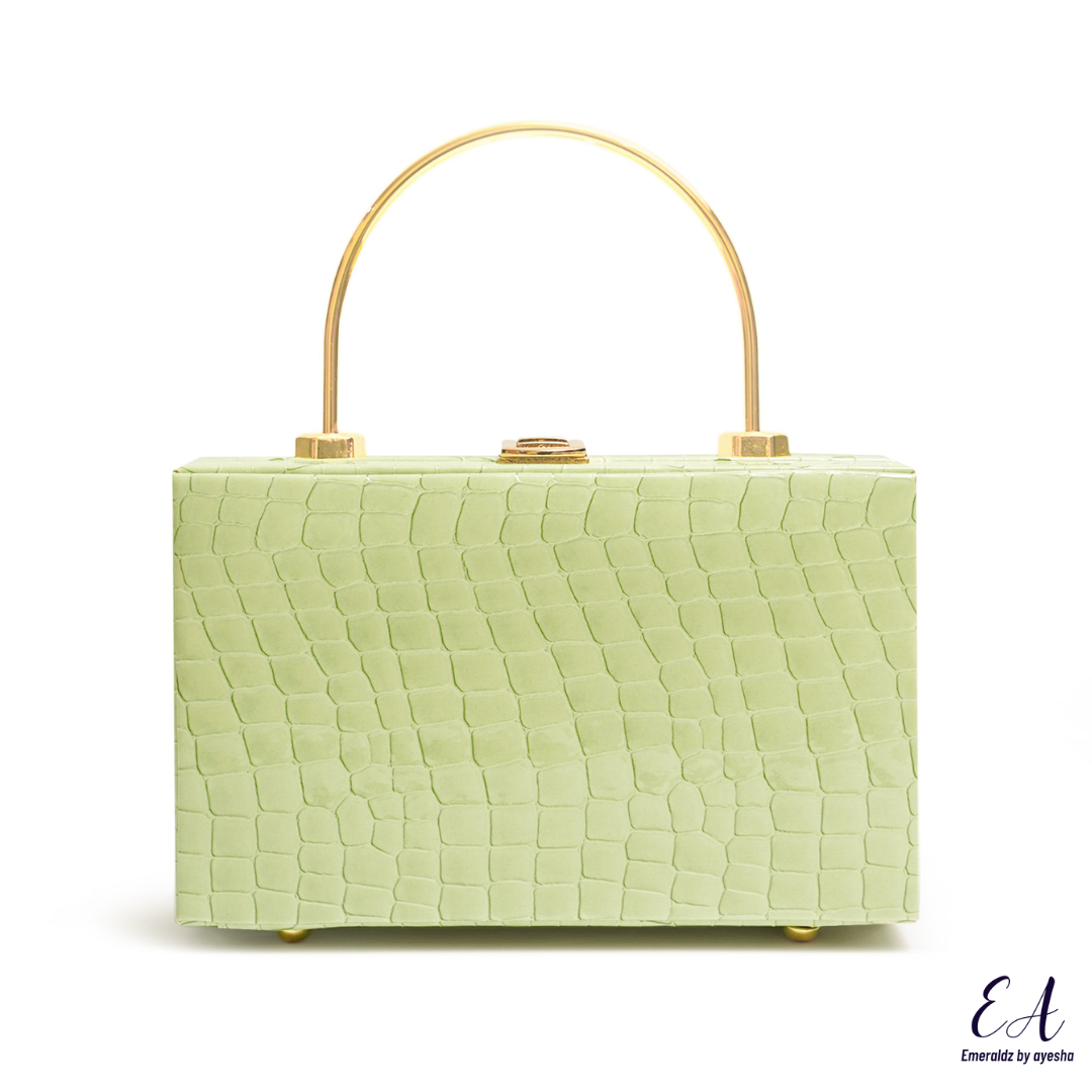 Daisy Hand Bag (pistachio)