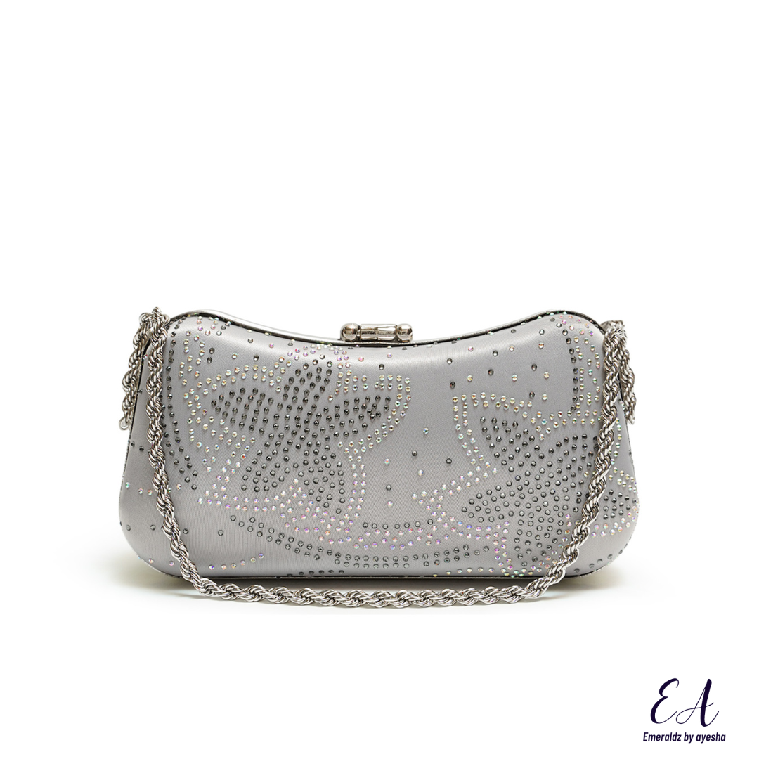 Anastasia Clutch (silver)