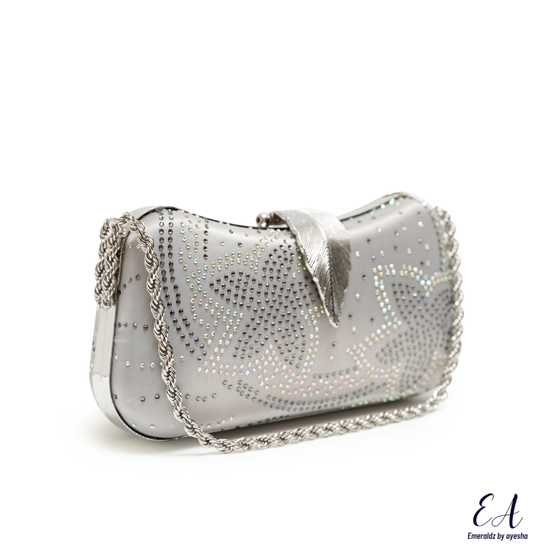 Anastasia Clutch (silver)