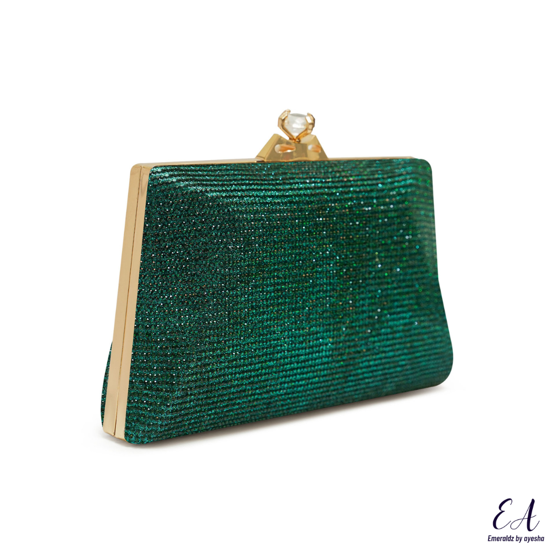 Aurora Clutch (green)