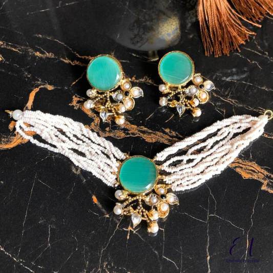 Neha choker set (mint)