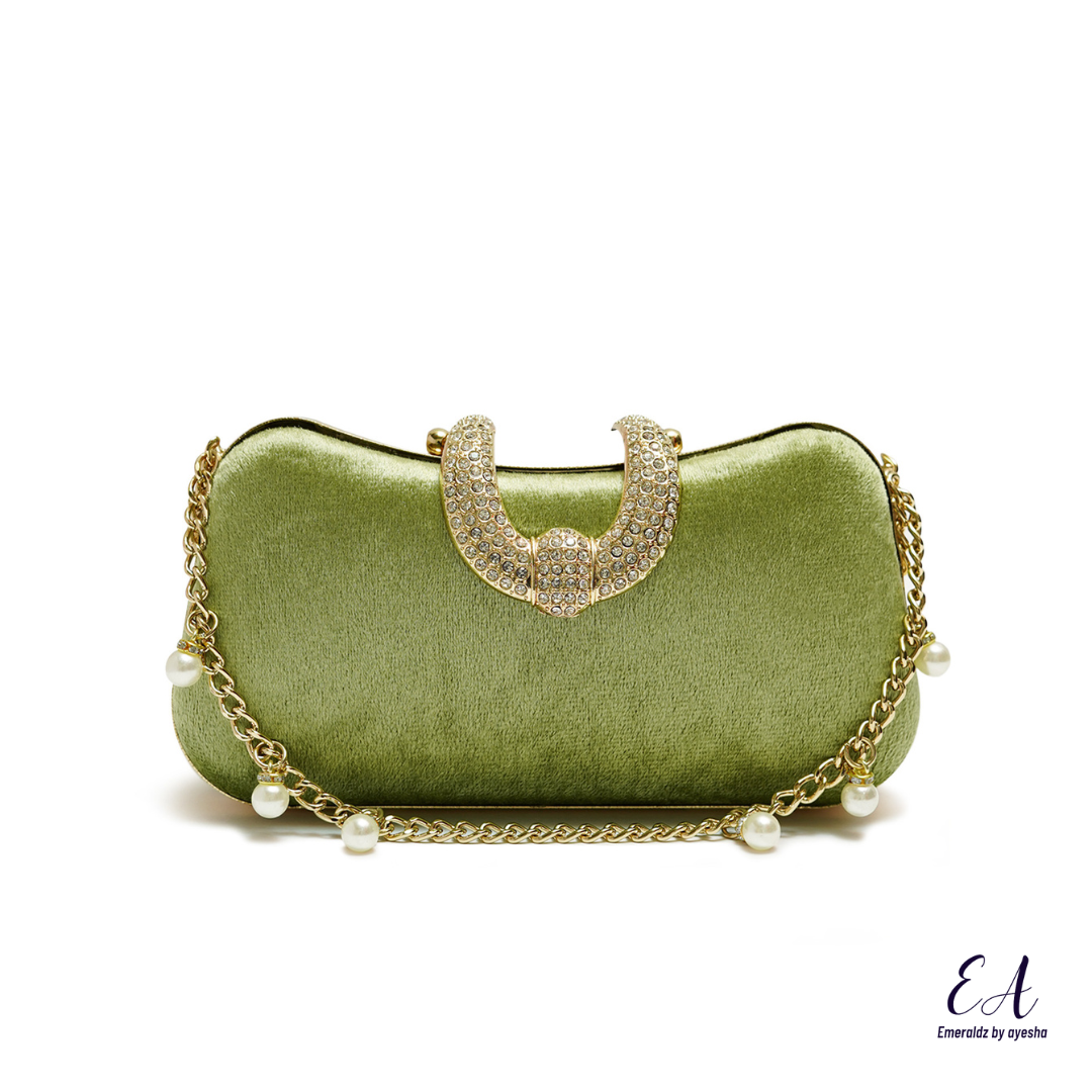 Fiona Clutch (olive green)