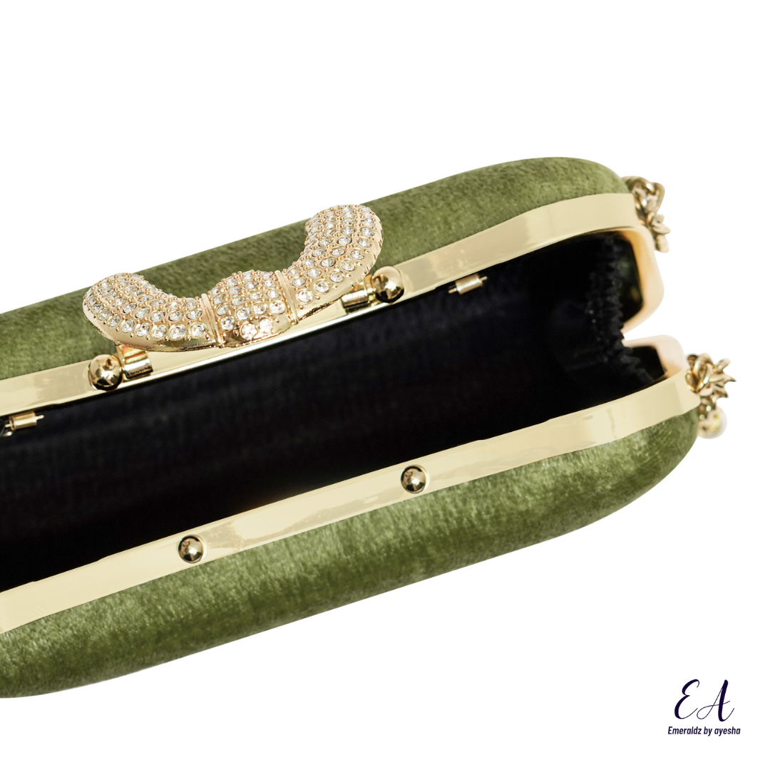 Fiona Clutch (olive green)