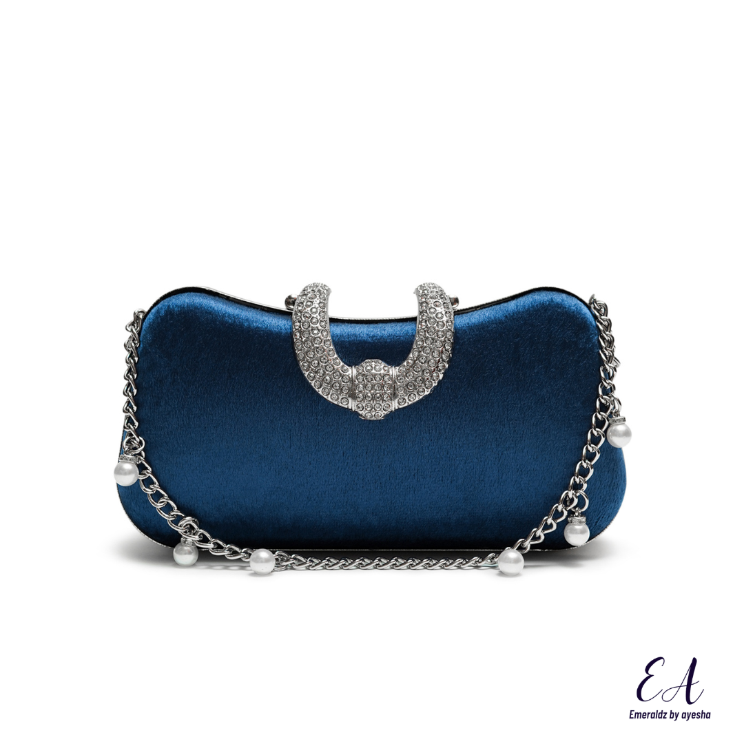 Fiona Clutch (blue)