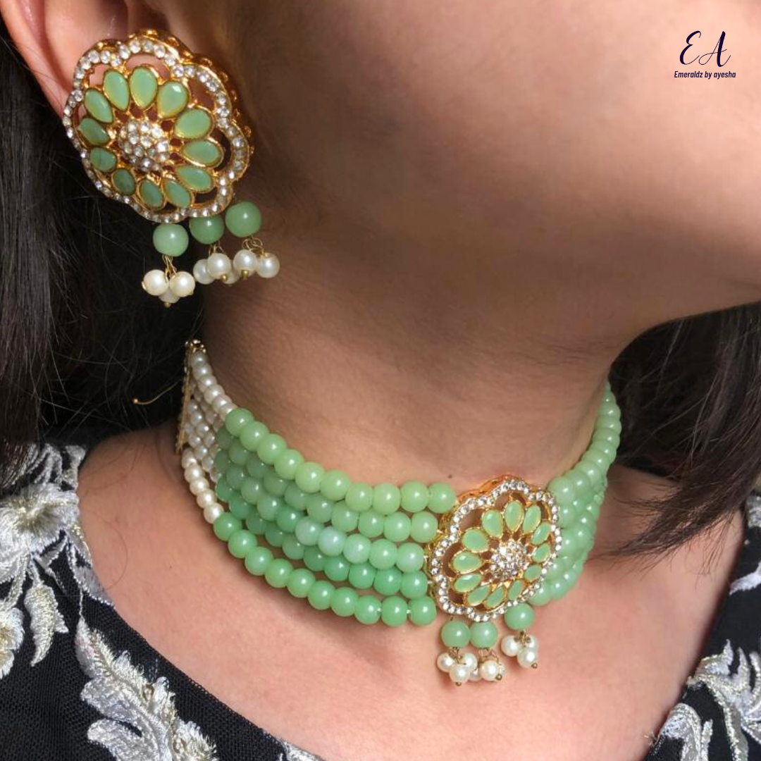 Amaya Necklace(mint)