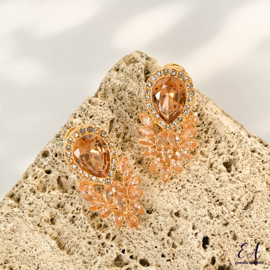 Inaya earrings (champagne)