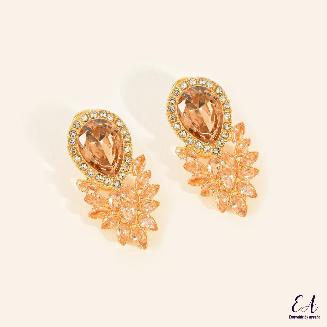 Inaya earrings (champagne)