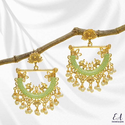 Husna earrings (mint)