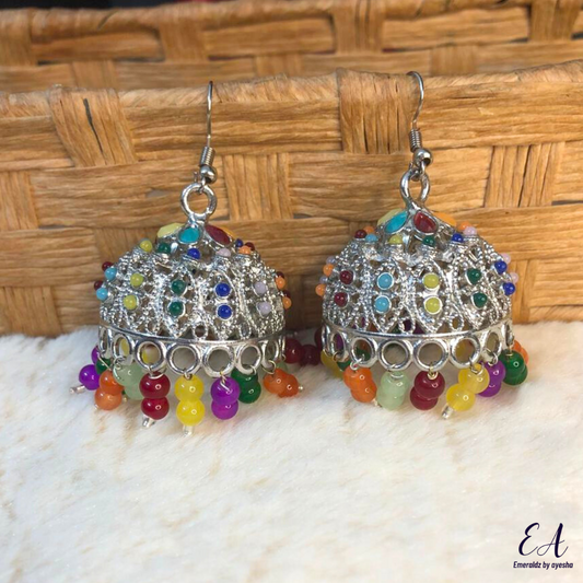 Antique jhumkay (multi)