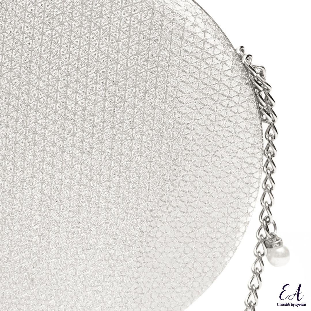 Bianca Chain Clutch (silver)