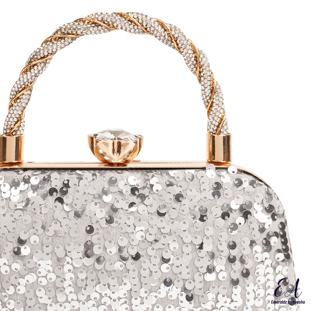 Stardust Clutch (silver)