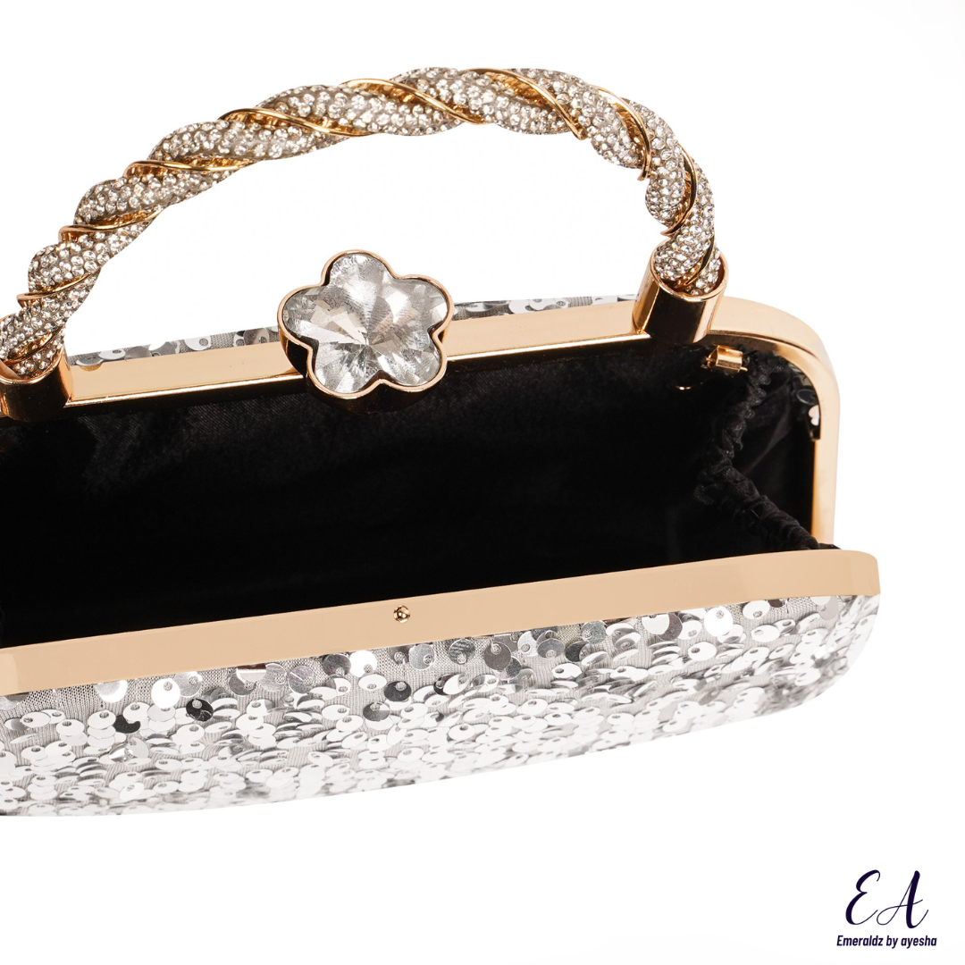 Stardust Clutch (silver)