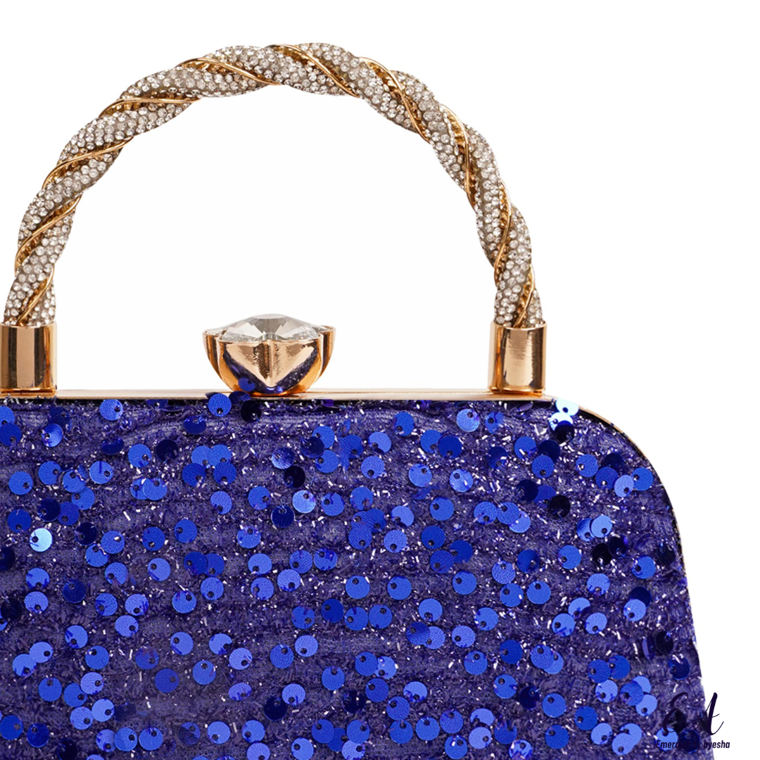 Stardust Clutch (blue)