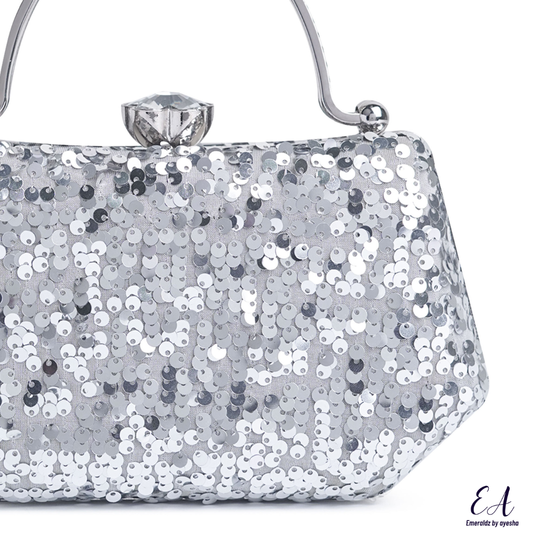 Stardust Clutch (silver)