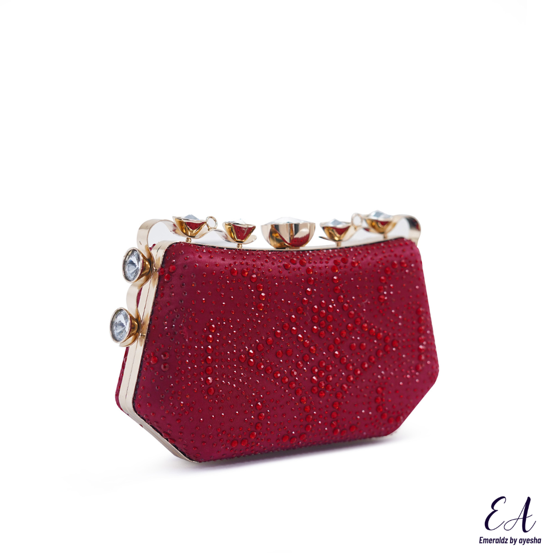 Lily Clutch (red)