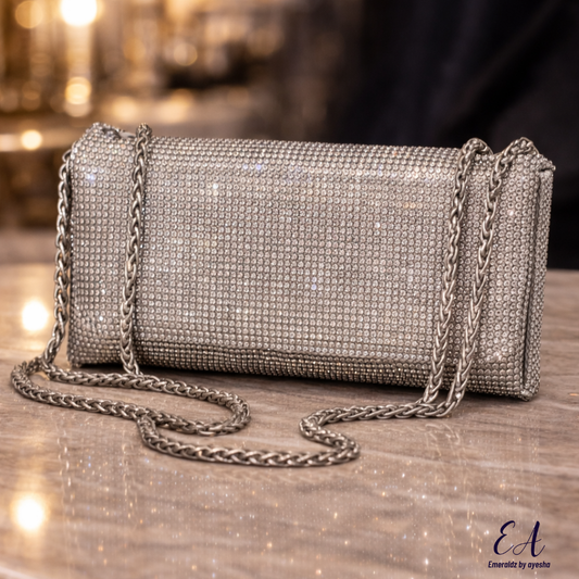 Emily Clutch (silver)