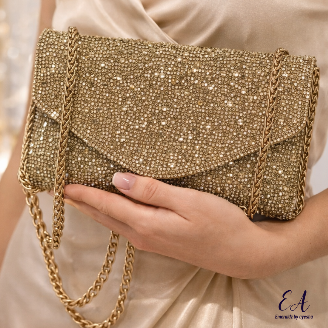 Daisy Clutch (gold)